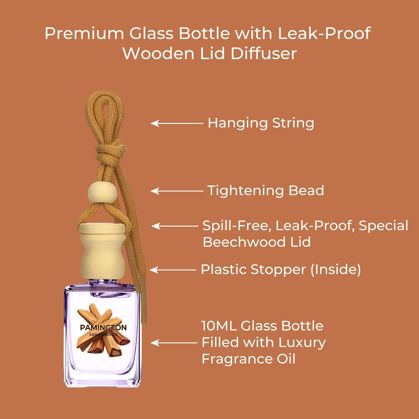 Pamington Sandalwood Car Air Freshener